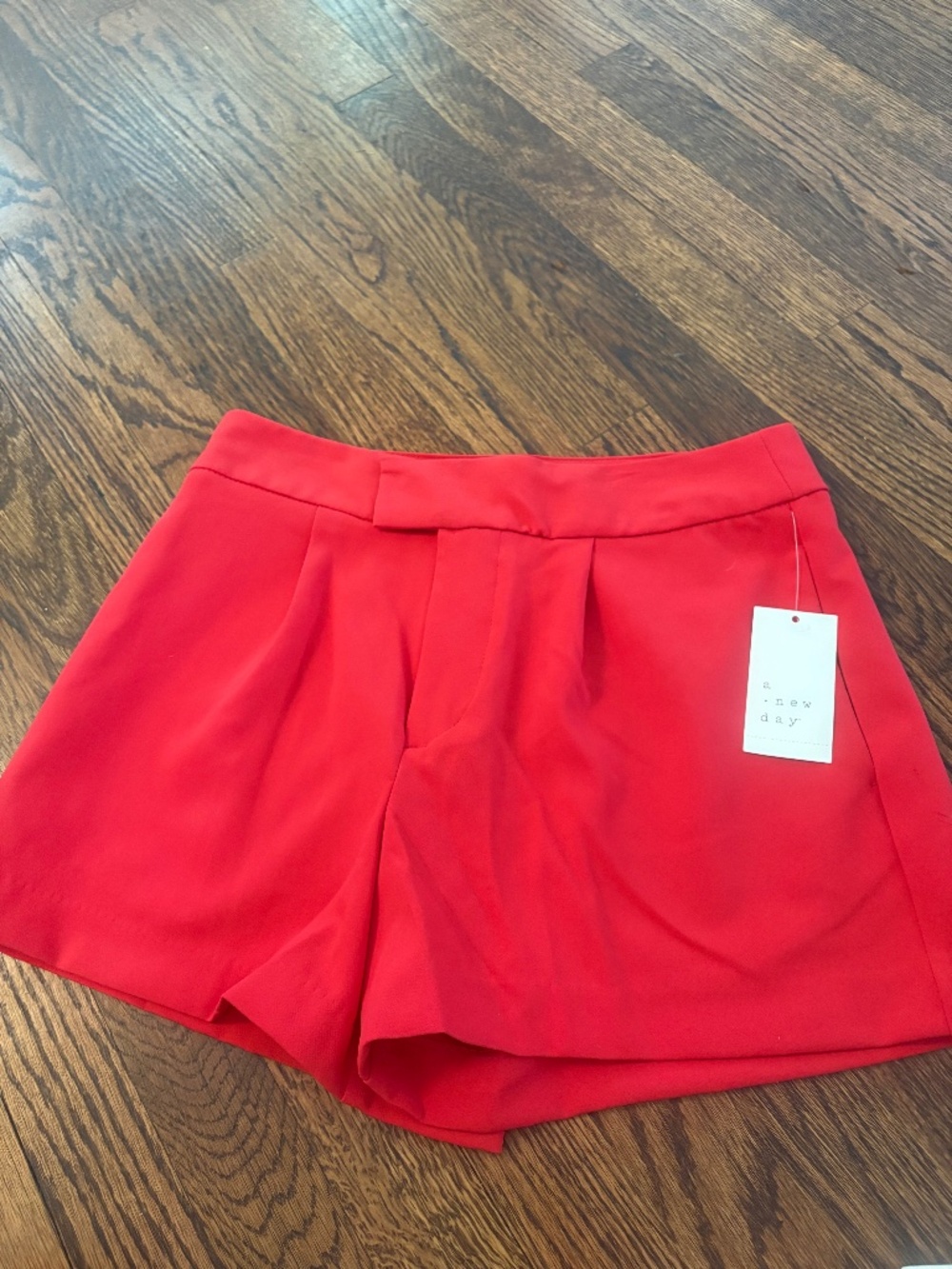 NWT- A New Day Red Shorts- Size 8